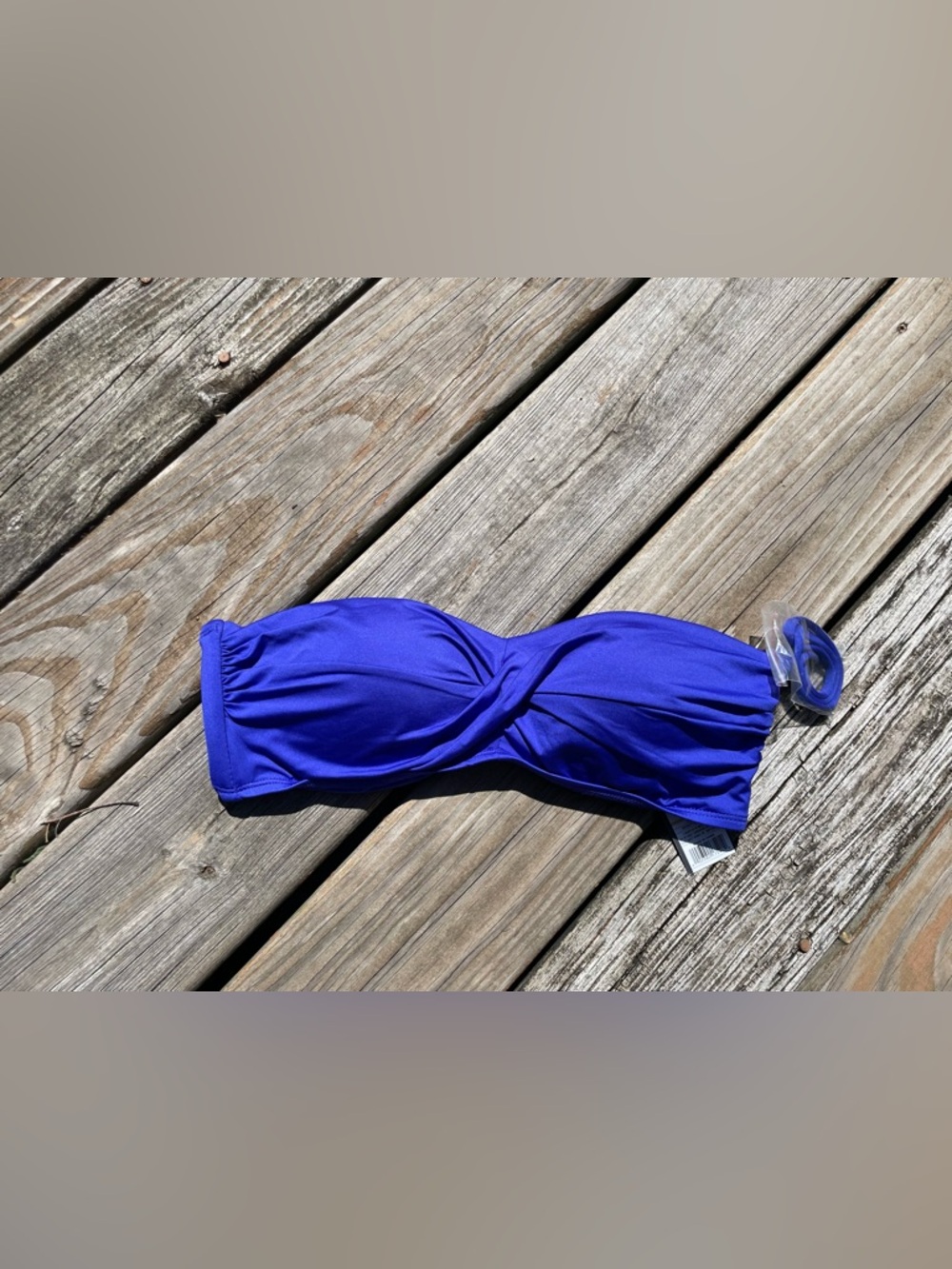 Mossimo Supply Co. Strapless Bikini Top in Royal Blue